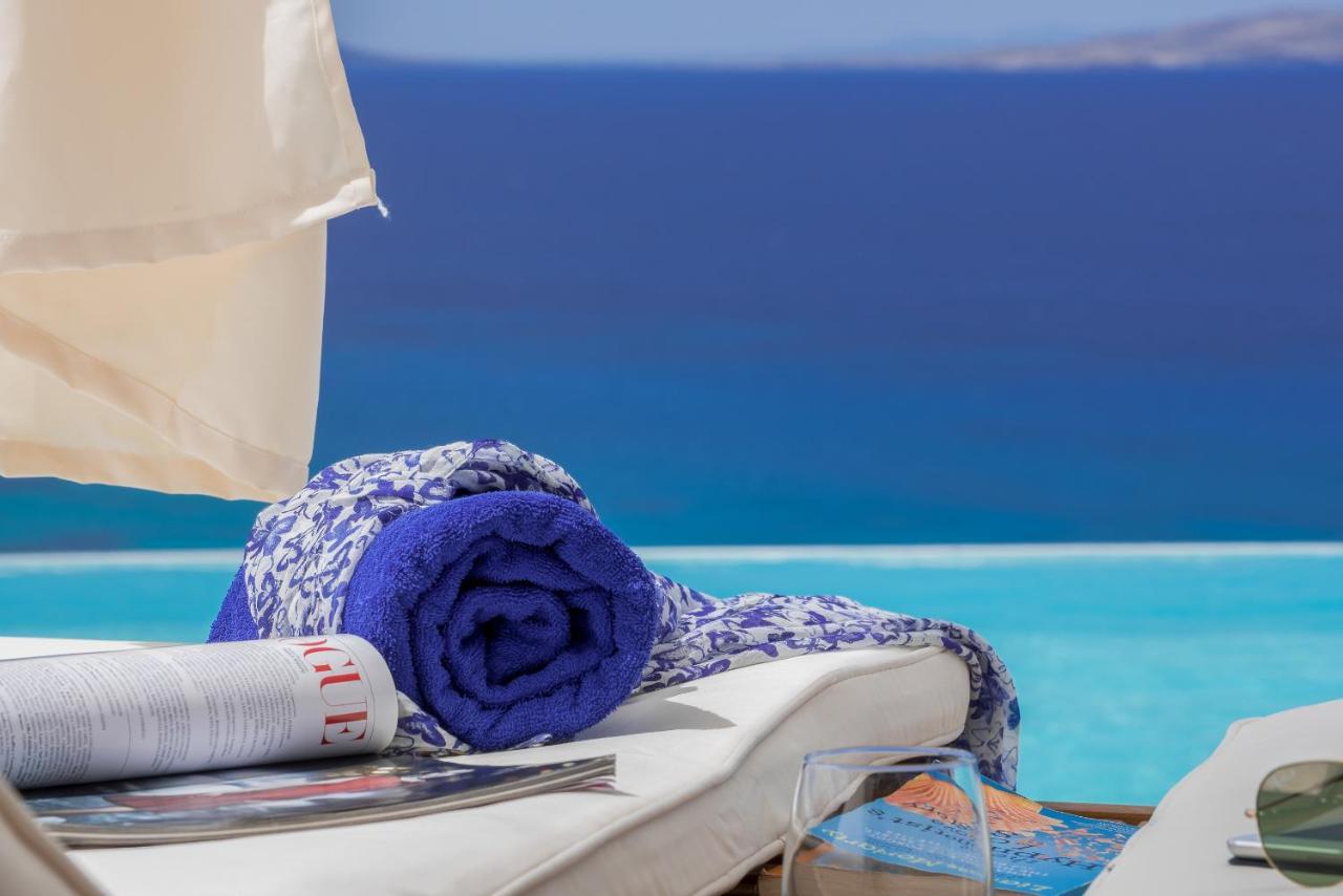 Epic Blue Mykonos Hotel Houlakia  ภายนอก รูปภาพ