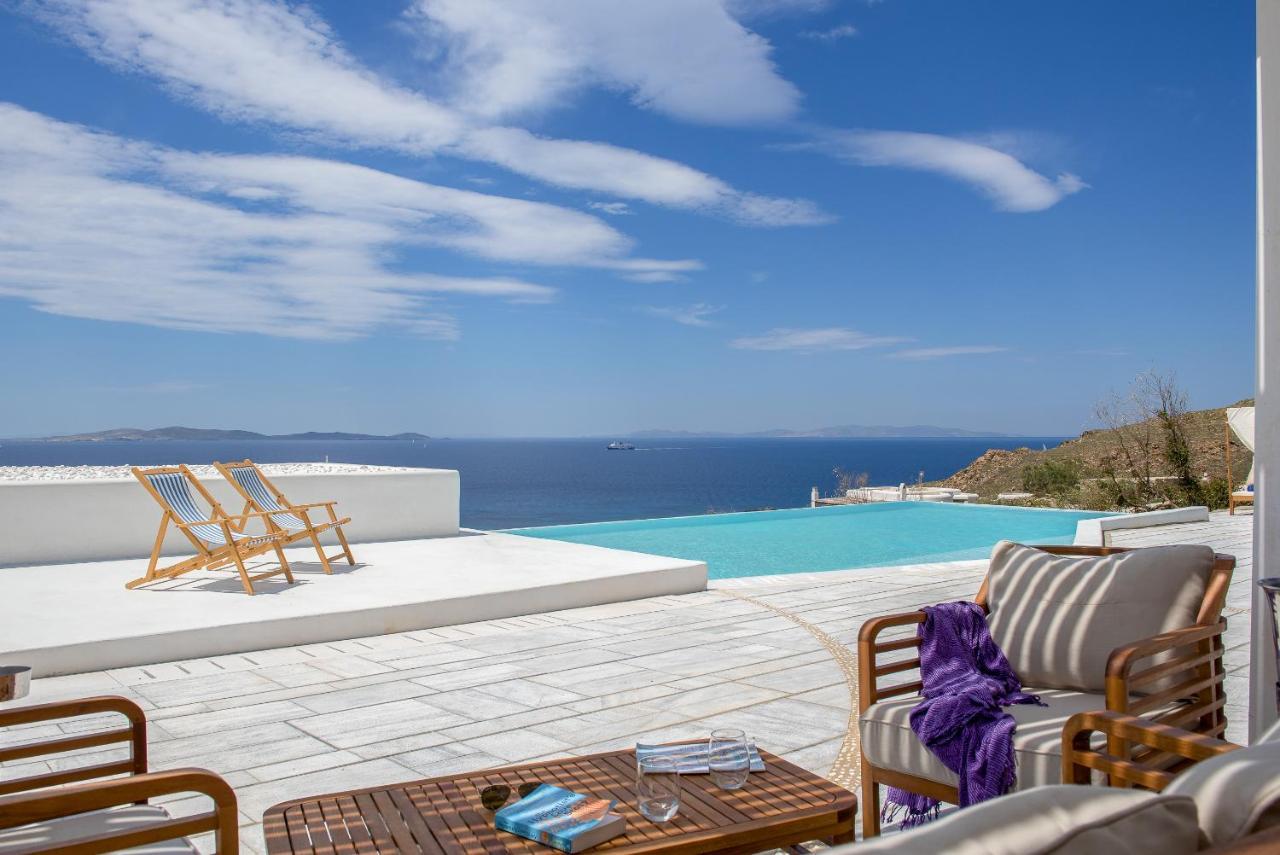 Epic Blue Mykonos Hotel Houlakia  ภายนอก รูปภาพ