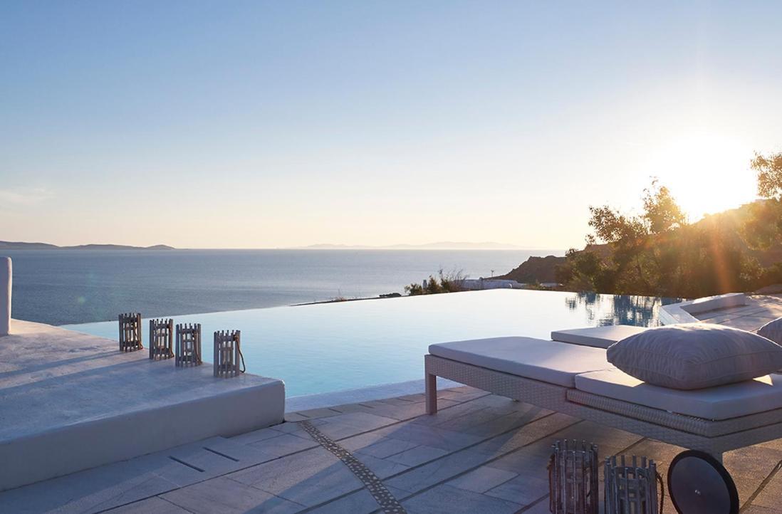 Epic Blue Mykonos Hotel Houlakia  ภายนอก รูปภาพ