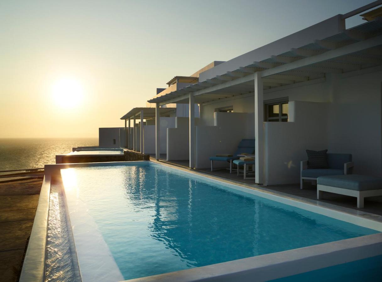 Epic Blue Mykonos Hotel Houlakia  ภายนอก รูปภาพ