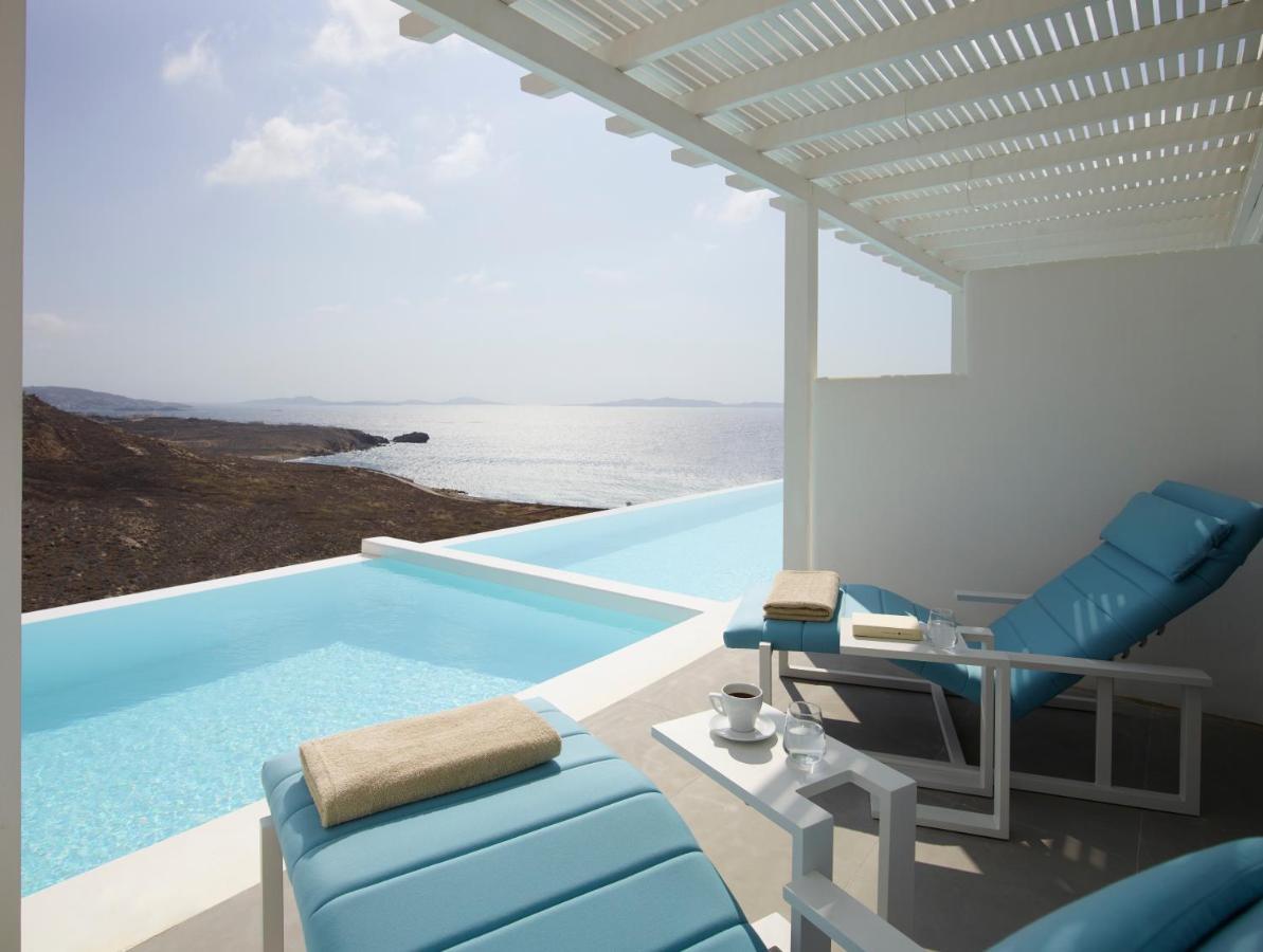 Epic Blue Mykonos Hotel Houlakia  ภายนอก รูปภาพ