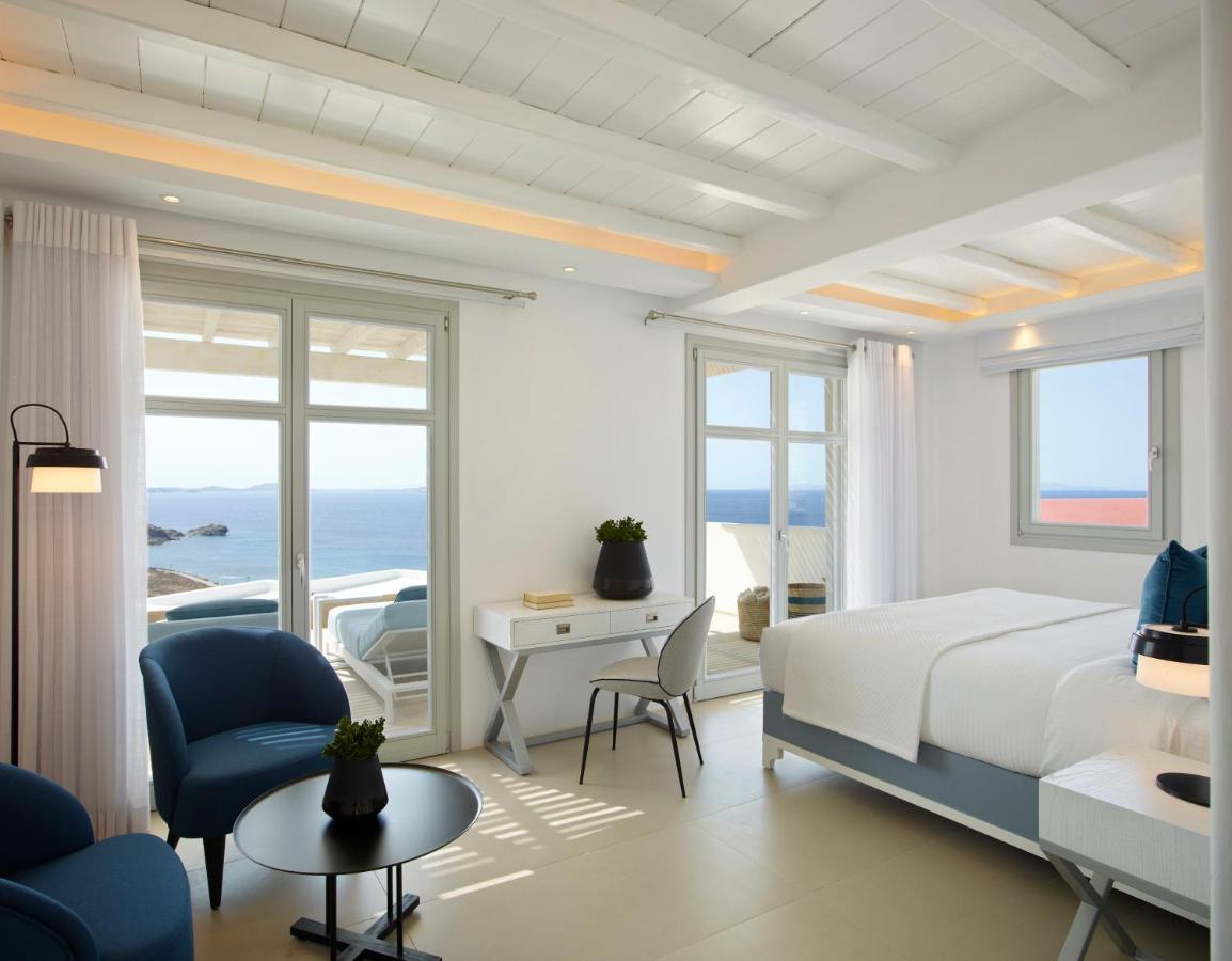 Epic Blue Mykonos Hotel Houlakia  ภายนอก รูปภาพ