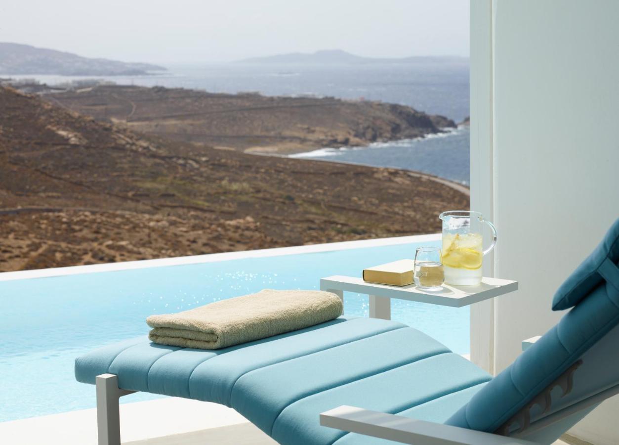 Epic Blue Mykonos Hotel Houlakia  ภายนอก รูปภาพ