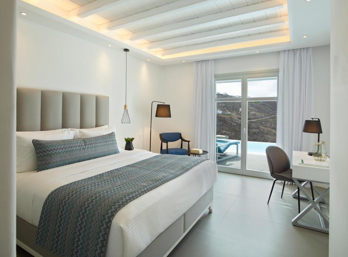 Epic Blue Mykonos Hotel Houlakia  ภายนอก รูปภาพ