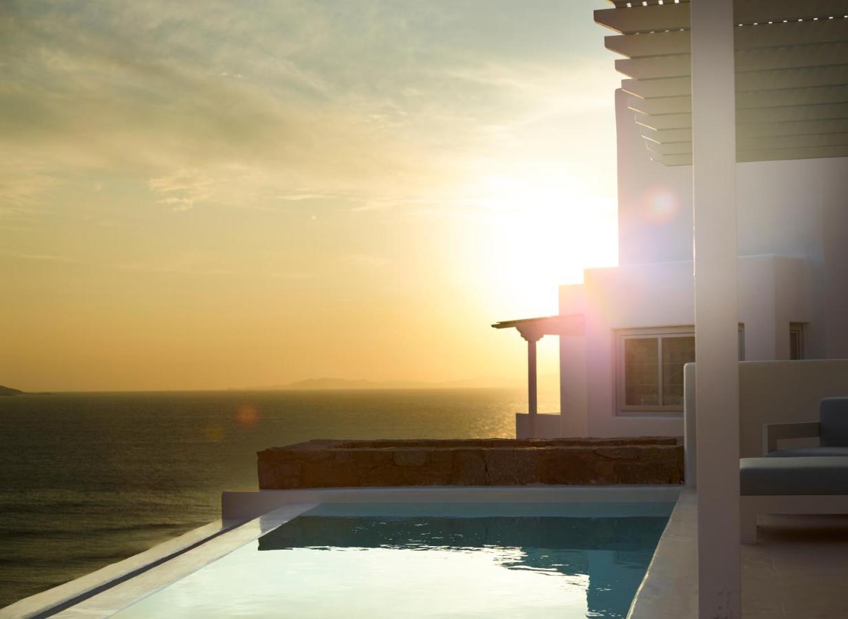 Epic Blue Mykonos Hotel Houlakia  ภายนอก รูปภาพ