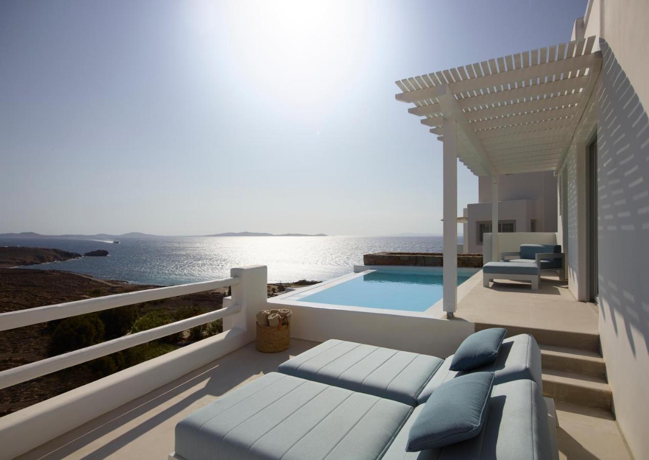 Epic Blue Mykonos Hotel Houlakia  ภายนอก รูปภาพ