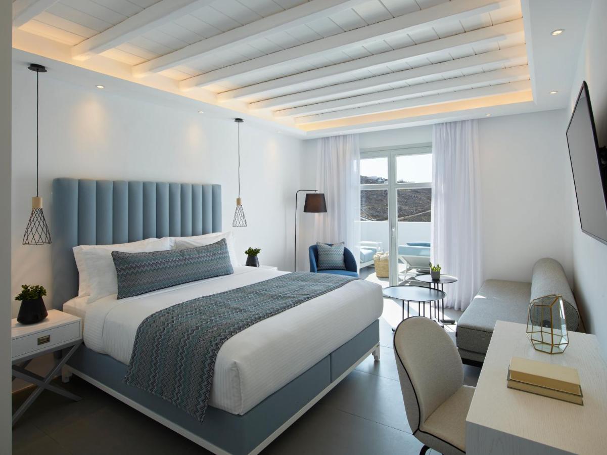 Epic Blue Mykonos Hotel Houlakia  ภายนอก รูปภาพ