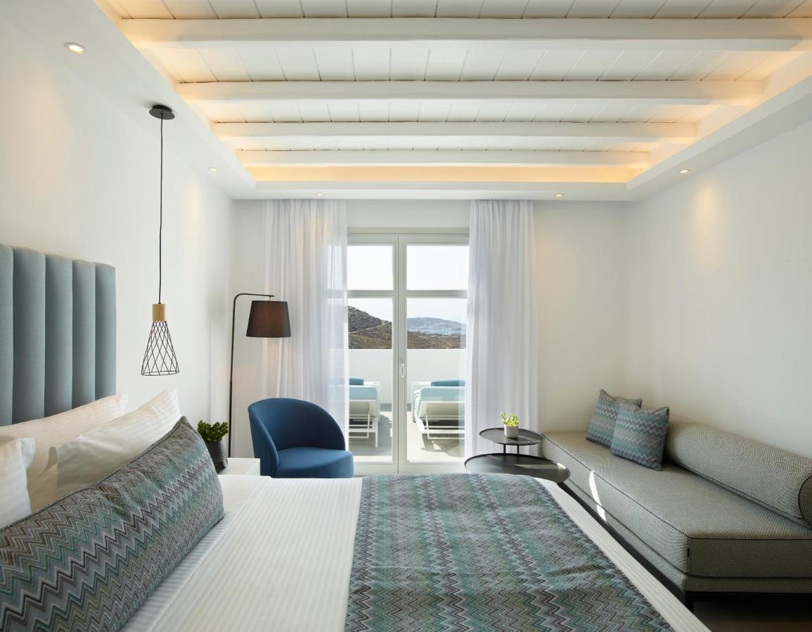 Epic Blue Mykonos Hotel Houlakia  ภายนอก รูปภาพ